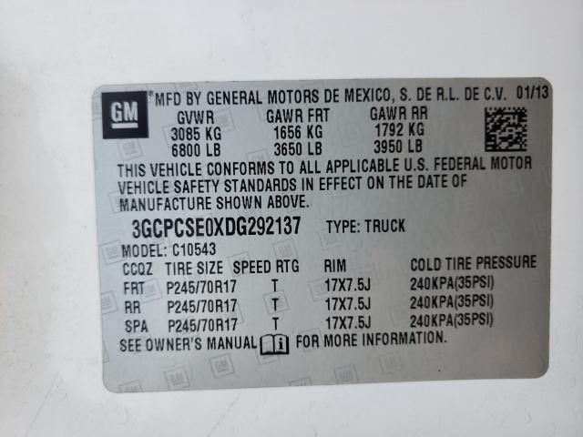 Photo 10 from auction – 2013 CHEVROLET SILVERADO with VIN 3GCPCSE0XDG292137