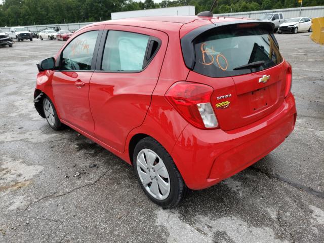 Photo 3 from auction – 2017 CHEVROLET SPARK 1LT with VIN KL8CB6SA4HC768583