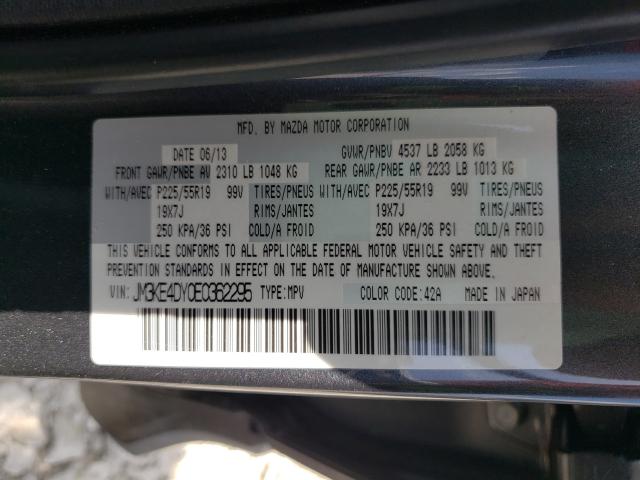 Photo 10 from auction – 2014 MAZDA CX-5 GT with VIN JM3KE4DY0E0362295