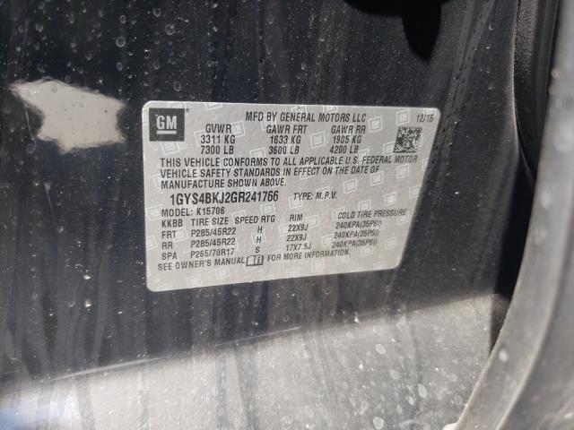 Photo 10 from auction – 2016 CADILLAC ESCALADE L with VIN 1GYS4BKJ2GR241766