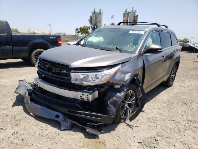 Photo 2 from auction – 2016 TOYOTA HIGHLANDER with VIN 5TDKKRFH9GS505207