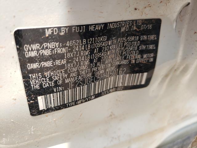 Foto 10 de la subasta – 2017 SUBARU FORESTER 2 con VIN JF2SJGEC5HH450162