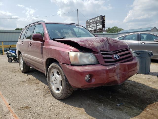 TOYOTA HIGHLANDER 2007 with VIN JTEEP21A870225051 - Photo from auction