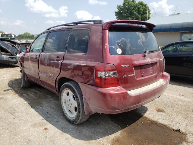 Photo 3 from auction – 2007 TOYOTA HIGHLANDER with VIN JTEEP21A870225051