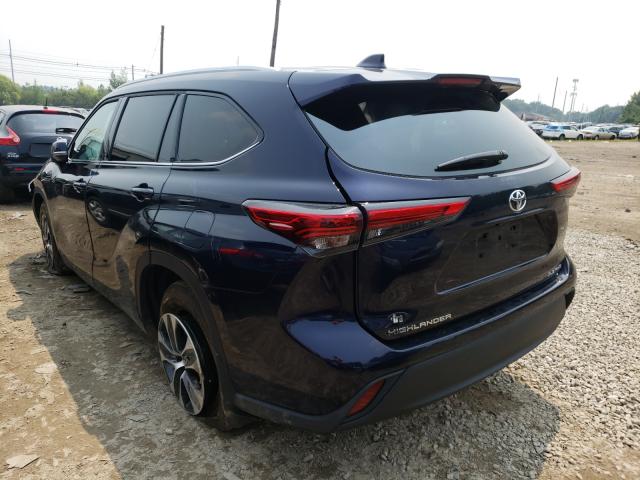Photo 3 from auction – 2020 TOYOTA HIGHLANDER with VIN 5TDGZRBH1LS046210