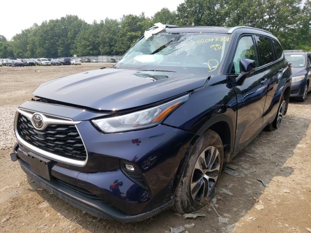 Photo 2 from auction – 2020 TOYOTA HIGHLANDER with VIN 5TDGZRBH1LS046210