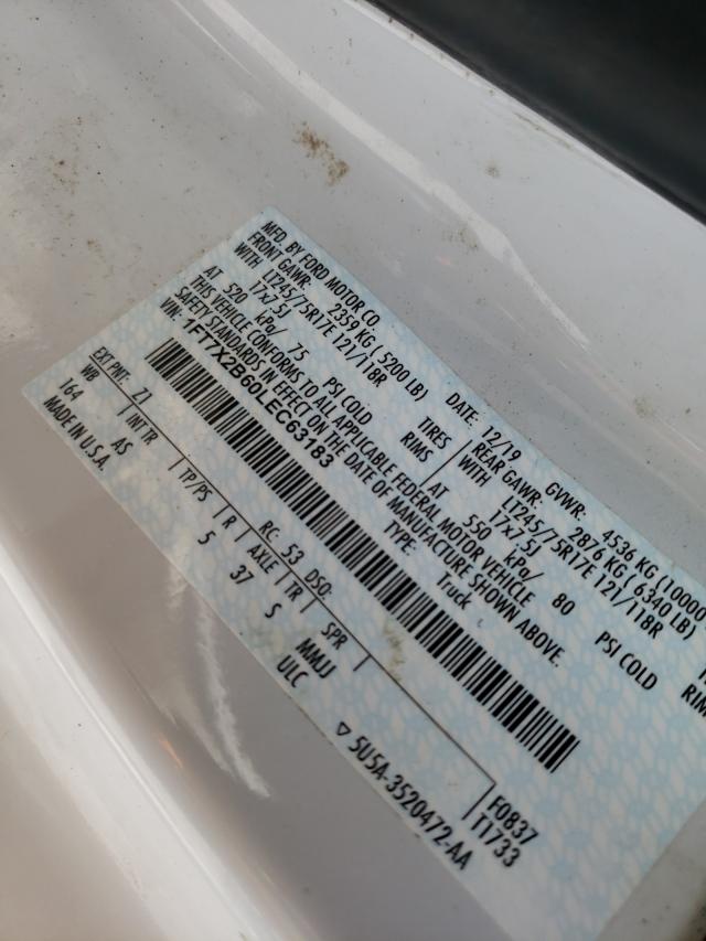 Photo 10 from auction – 2020 FORD F250 SUPER with VIN 1FT7X2B60LEC63183