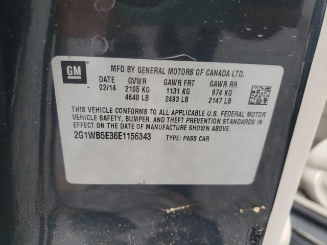 Photo 10 from auction – 2014 CHEVROLET IMPALA LIM with VIN 2G1WB5E36E1156343