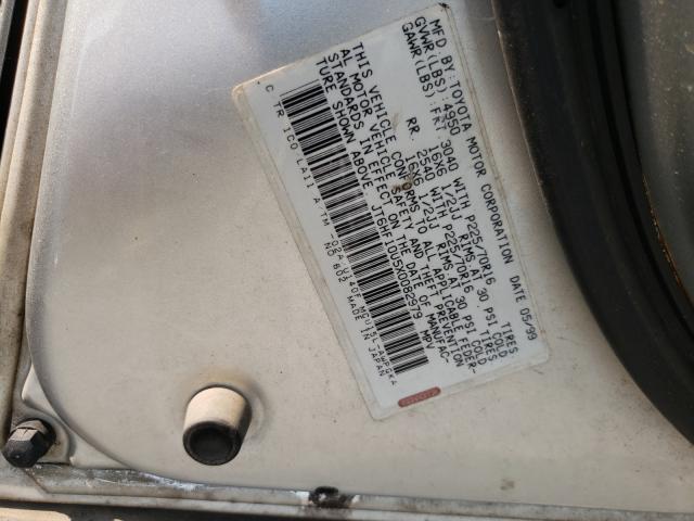 Photo 10 from auction – 1999 LEXUS RX 300 with VIN JT6HF10U5X0082979