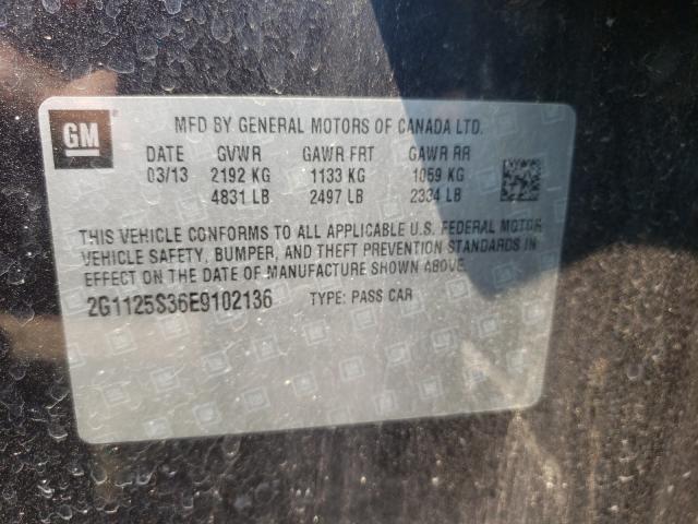 Photo 10 from auction – 2014 CHEVROLET IMPALA LT with VIN 2G1125S36E9102136