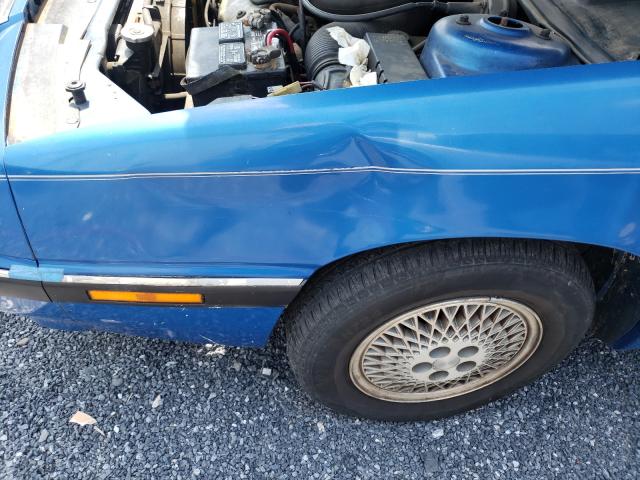 Photo 10 from auction – 1991 CHRYSLER LEBARON with VIN 1C3XJ4533MG162650