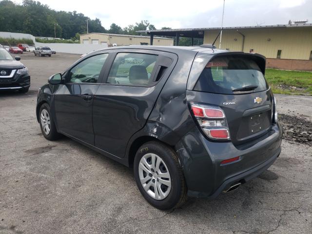 Photo 3 from auction – 2020 CHEVROLET SONIC with VIN 1G1JG6SB3L4127980