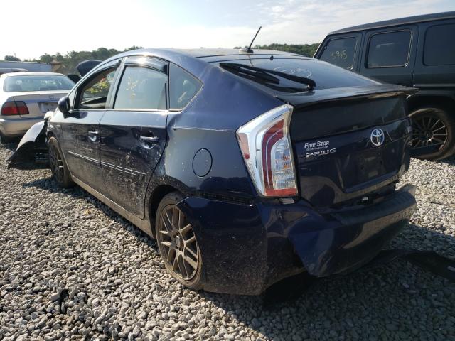 Photo 3 from auction – 2012 TOYOTA PRIUS with VIN JTDKN3DU0C1605370