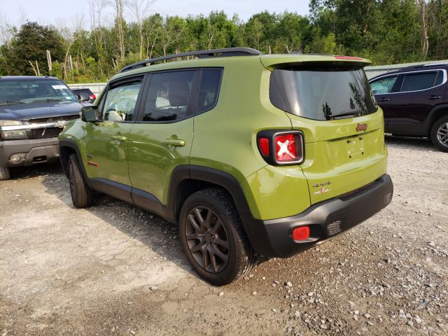 Photo 3 from auction – 2016 JEEP RENEGADE L with VIN ZACCJBBT3GPD18907