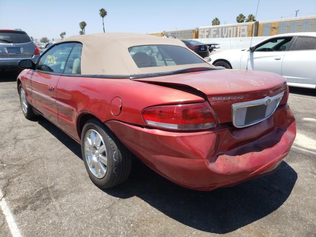 Photo 3 from auction – 2004 CHRYSLER SEBRING LI with VIN 1C3EL65R34N391293
