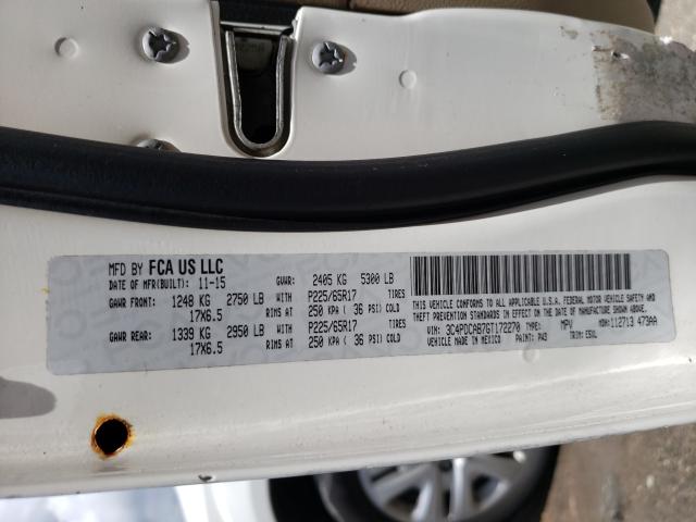Photo 10 from auction – 2016 DODGE JOURNEY SE with VIN 3C4PDCAB7GT172270