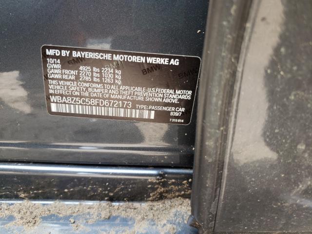 Photo 10 from auction – 2015 BMW 328 XIGT S with VIN WBA8Z5C58FD672173