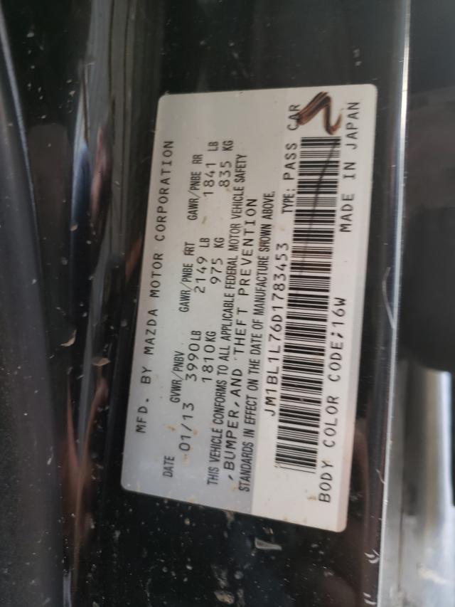 Photo 10 from auction – 2013 MAZDA 3 I with VIN JM1BL1L76D1783453
