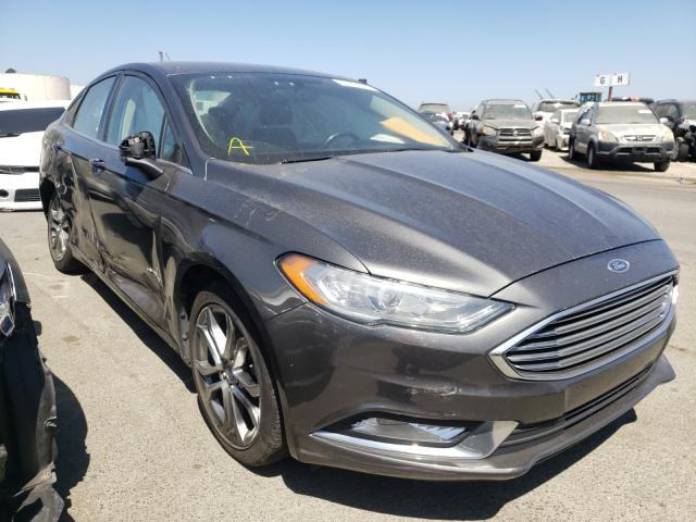FORD FUSION SE 2017 with VIN 3FA6P0LU8HR300245 - Photo from auction