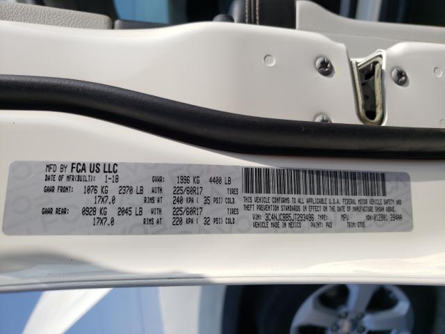 Photo 10 from auction – 2018 JEEP COMPASS LA with VIN 3C4NJCBB5JT293496