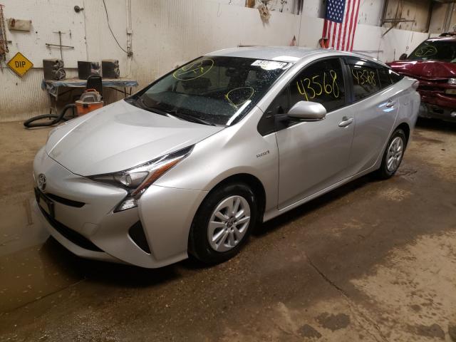 Photo 2 from auction – 2016 TOYOTA PRIUS with VIN JTDKBRFU1G3013821