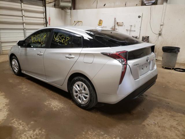 Photo 3 from auction – 2016 TOYOTA PRIUS with VIN JTDKBRFU1G3013821