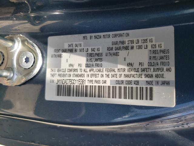 Photo 10 from auction – 2016 MAZDA MX-5 MIATA with VIN JM1NDAD76G0115381