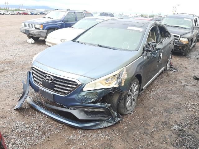 Photo 2 from auction – 2016 HYUNDAI SONATA SPO with VIN 5NPE34AFXGH356671