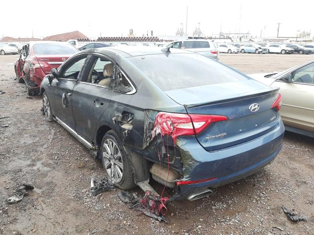 Photo 3 from auction – 2016 HYUNDAI SONATA SPO with VIN 5NPE34AFXGH356671