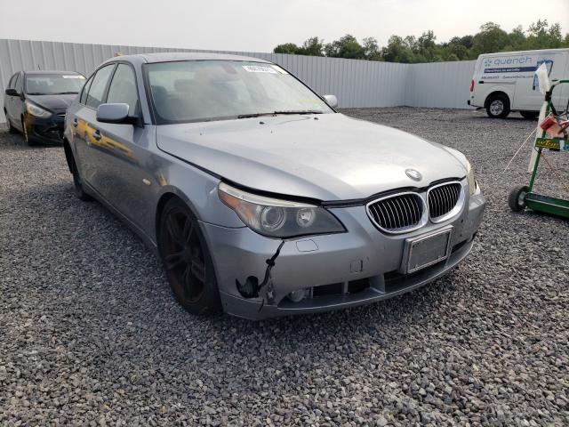 BMW 550 I 2007 with VIN WBANB535X7CN93702 - Photo from auction