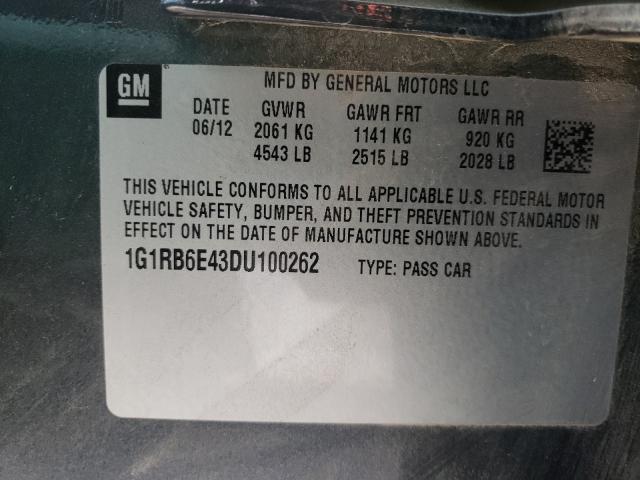 Photo 10 from auction – 2013 CHEVROLET VOLT with VIN 1G1RB6E43DU100262