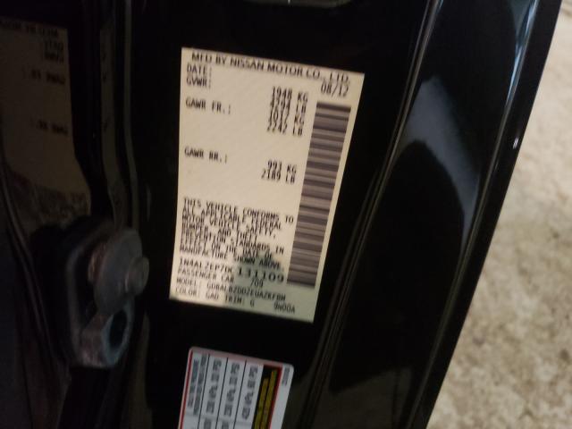 Photo 10 from auction – 2013 NISSAN ALTIMA S with VIN 1N4AL2EP7DC131109