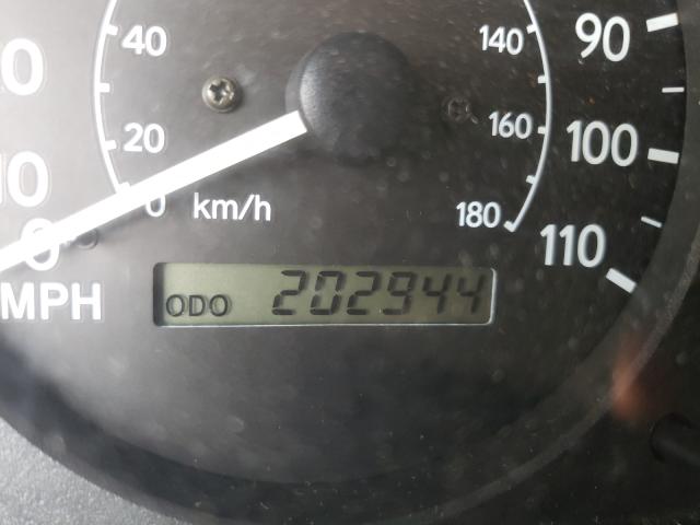 Photo 8 from auction – 2002 TOYOTA COROLLA CE with VIN 1NXBR12E22Z637444