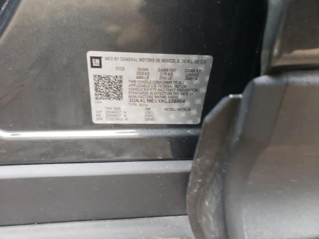 Photo 10 from auction – 2019 GMC TERRAIN SL with VIN 3GKALMEVXKL108904