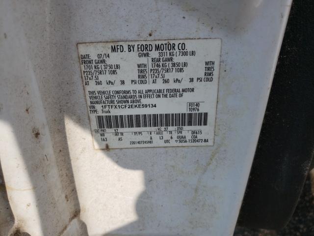 Zdjęcie 10 z aukcji – 2014 FORD F150 SUPER z VIN 1FTFX1CF2EKE59134