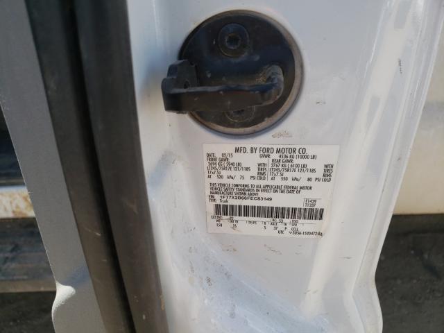 Photo 10 from auction – 2015 FORD F250 SUPER with VIN 1FT7X2B66FEC83149