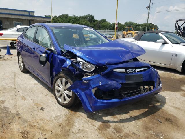 HYUNDAI ACCENT GLS 2012 with VIN KMHCU4AE5CU078849 - Photo from auction
