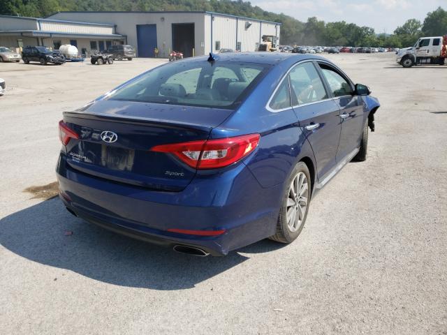 Photo 4 from auction – 2016 HYUNDAI SONATA SPO with VIN 5NPE34AF4GH429128