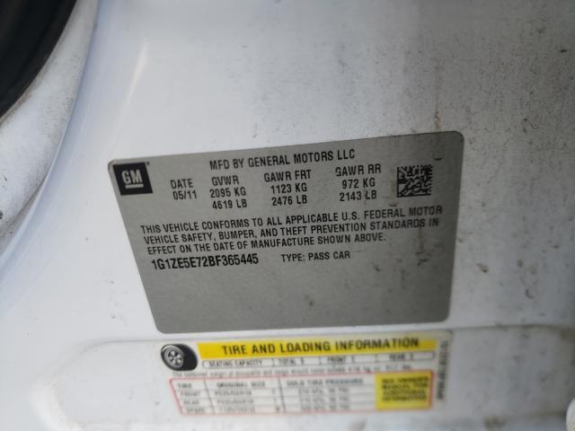 Photo 10 from auction – 2011 CHEVROLET MALIBU LTZ with VIN 1G1ZE5E72BF365445