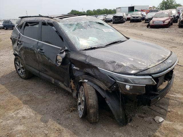 KIA SELTOS EX 2021 with VIN KNDERCAAXM7152093 - Photo from auction