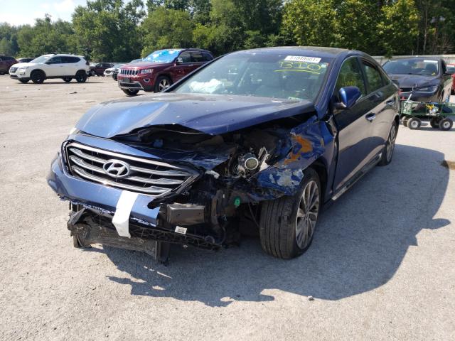 Photo 2 from auction – 2016 HYUNDAI SONATA SPO with VIN 5NPE34AF4GH429128