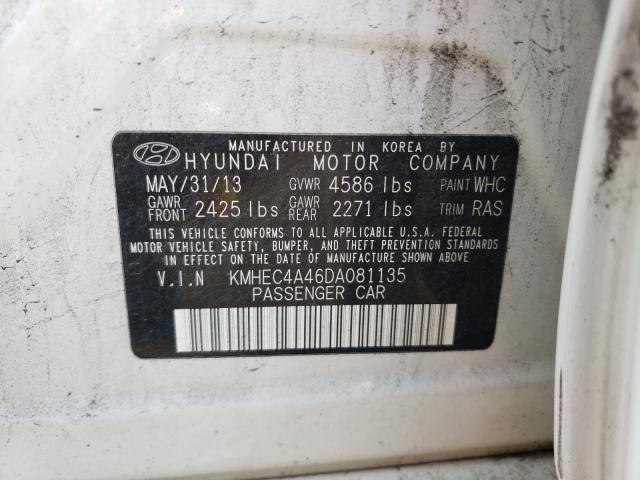 Photo 10 from auction – 2013 HYUNDAI SONATA HYB with VIN KMHEC4A46DA081135