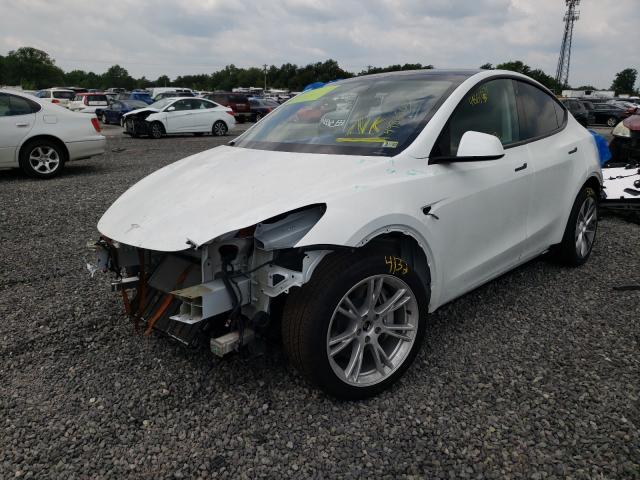 Photo 2 from auction – 2020 TESLA MODEL Y with VIN 5YJYGDEF7LF017922