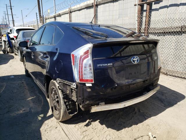Photo 3 from auction – 2014 TOYOTA PRIUS with VIN JTDKN3DU3E1788945