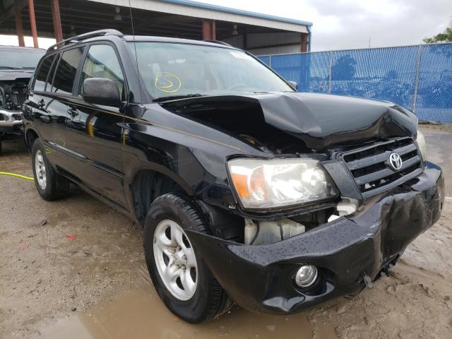 TOYOTA HIGHLANDER 2006 with VIN JTEGD21A760148530 - Photo from auction
