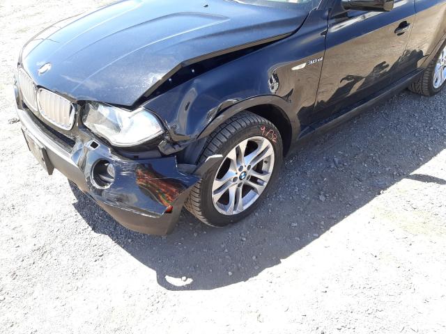 Photo 9 from auction – 2007 BMW X3 3.0SI with VIN WBXPC934X7WF06828