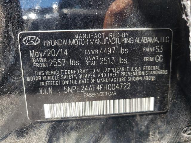 Photo 10 from auction – 2015 HYUNDAI SONATA SE with VIN 5NPE24AF4FH004722