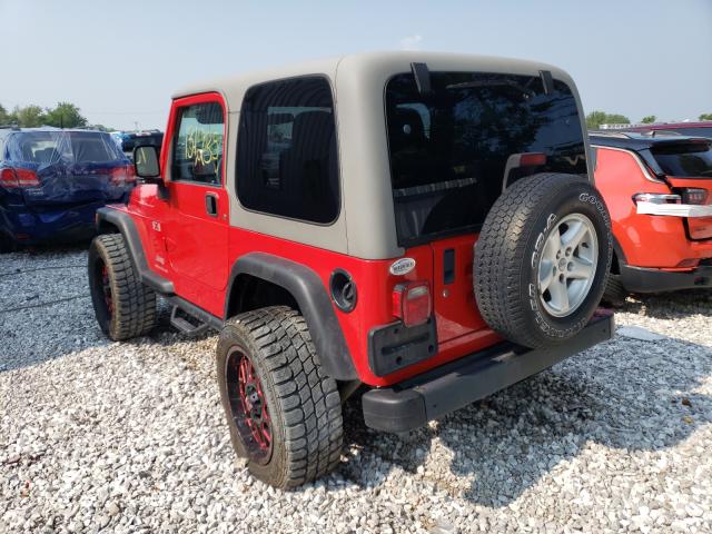 Photo 3 from auction – 2004 JEEP WRANGLER X with VIN 1J4FA39S54P705882