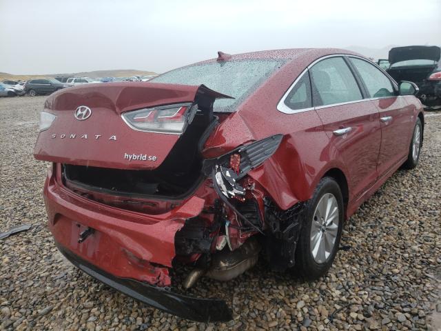Photo 4 from auction – 2018 HYUNDAI SONATA HYB with VIN KMHE24L31JA080798
