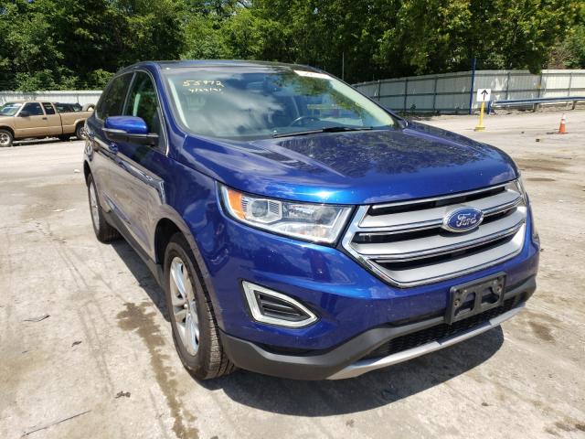 FORD EDGE SEL 2015 with VIN 2FMTK4J98FBC10294 - Photo from auction